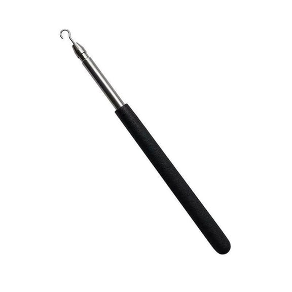 Fastener Helper Button Hook for Jewelry Watch Clasps Zippers Black Red Green)