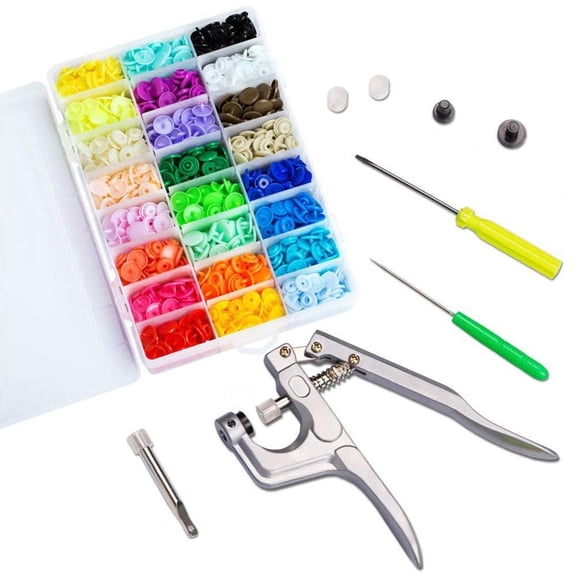Fastener Snap Pliers Button T-5 Plastic Resin Press Stud Cloth Diaper