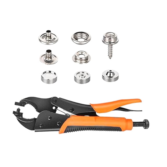 Fastener Tool Set Fastener Pliers Adjustable Setter Install Tool Pliers for Replacing Tarps