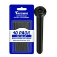 thumbnail image 1 of Fastenere Button Head Socket Cap Screws - 1/4-20 x 3" (10-Pcs) Alloy Steel, Fully Threaded, Fine Black Oxide Finish, Corrosion-Resistant, Machine Thread, Easy to Install w/ Allen Hex Drive, 1 of 4
