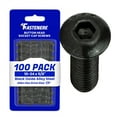 thumbnail image 1 of Fastenere Button Head Socket Cap Screws - 10-24 x 5/8" (100-Pcs) Alloy Steel, Fully Threaded, Fine Black Oxide Finish, Corrosion-Resistant, Machine Thread, Easy to Install w/ Allen Hex Drive, 1 of 4