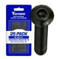 thumbnail image 1 of Fastenere Button Head Socket Cap Screws - 10-32 x 2" (25-Pcs) Alloy Steel, Fully Threaded, Fine Black Oxide Finish, Corrosion-Resistant,, Machine Thread, Easy to Install w/ Allen Hex Drive, 1 of 7