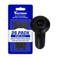 thumbnail image 1 of Fastenere Button Head Socket Cap Screws - 3/8-24 x 1" (25-Pcs) Alloy Steel, Fully Threaded, Fine Black Oxide Finish, Corrosion-Resistant, Machine Thread, Easy to Install w/ Allen Hex Drive, 1 of 4