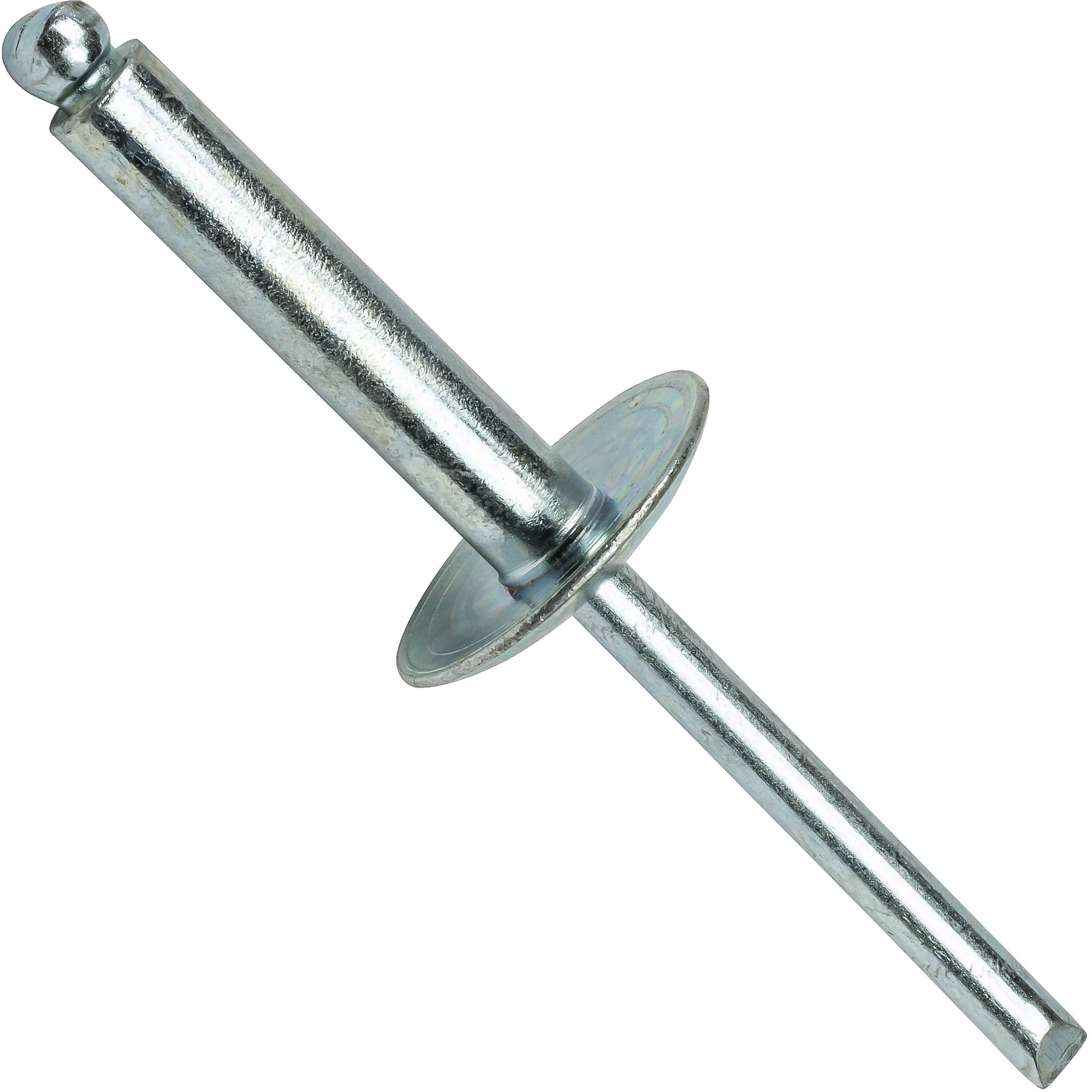 Sheared Rivet Fastenere Large Flange Pop Rivets - 1/4