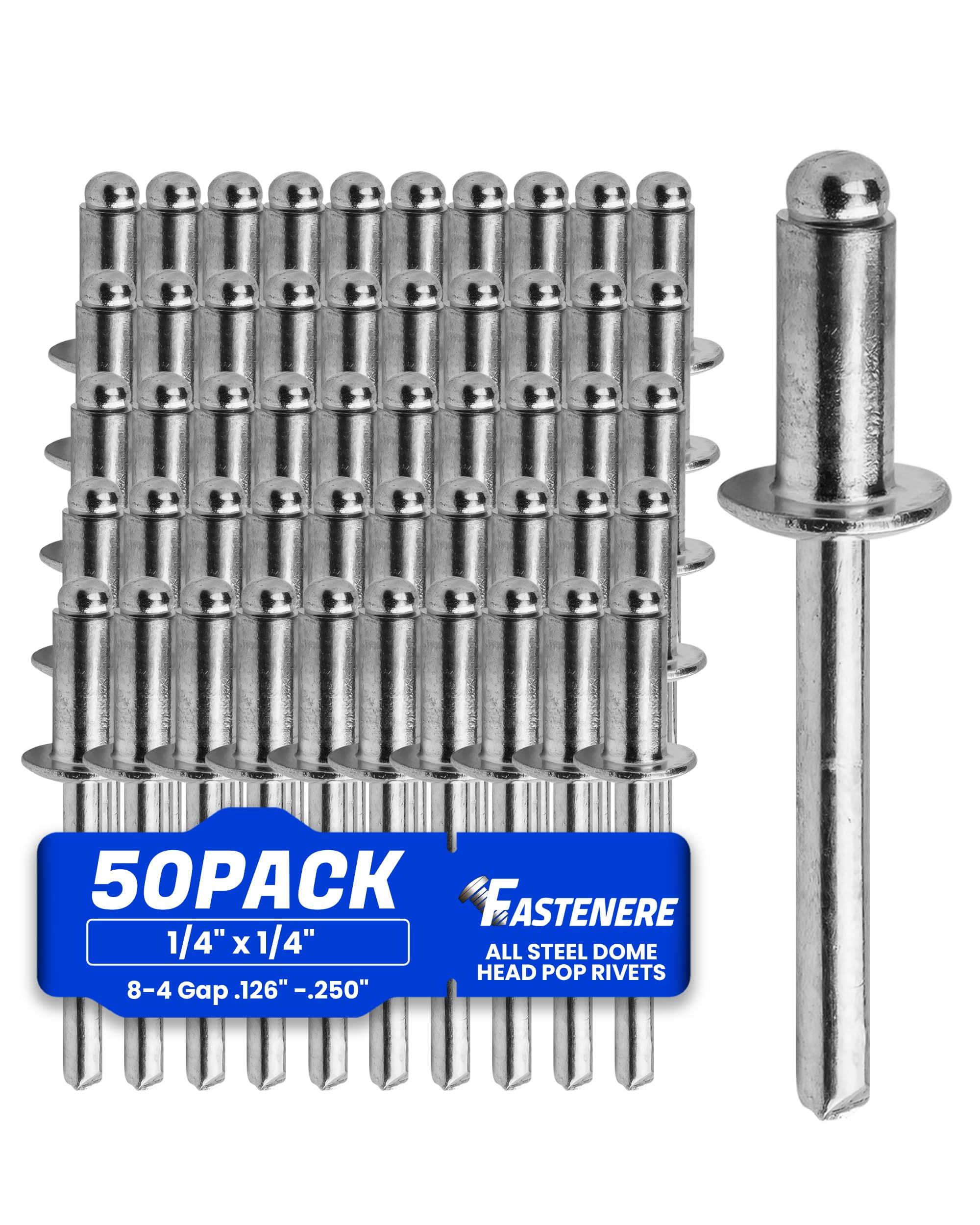 Fastenere Pop Rivets - 1/4