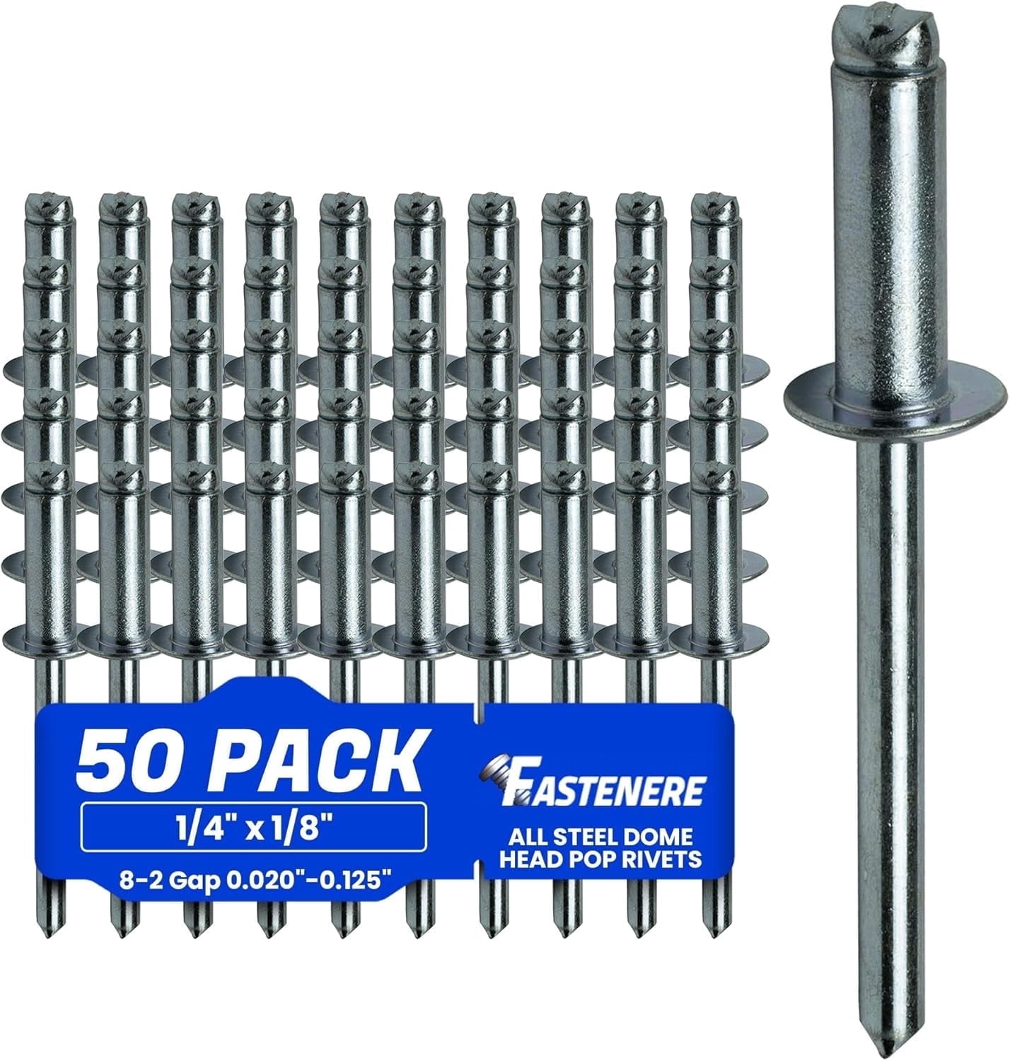 Sheared Rivet Fastenere Pop Rivets - 1/4