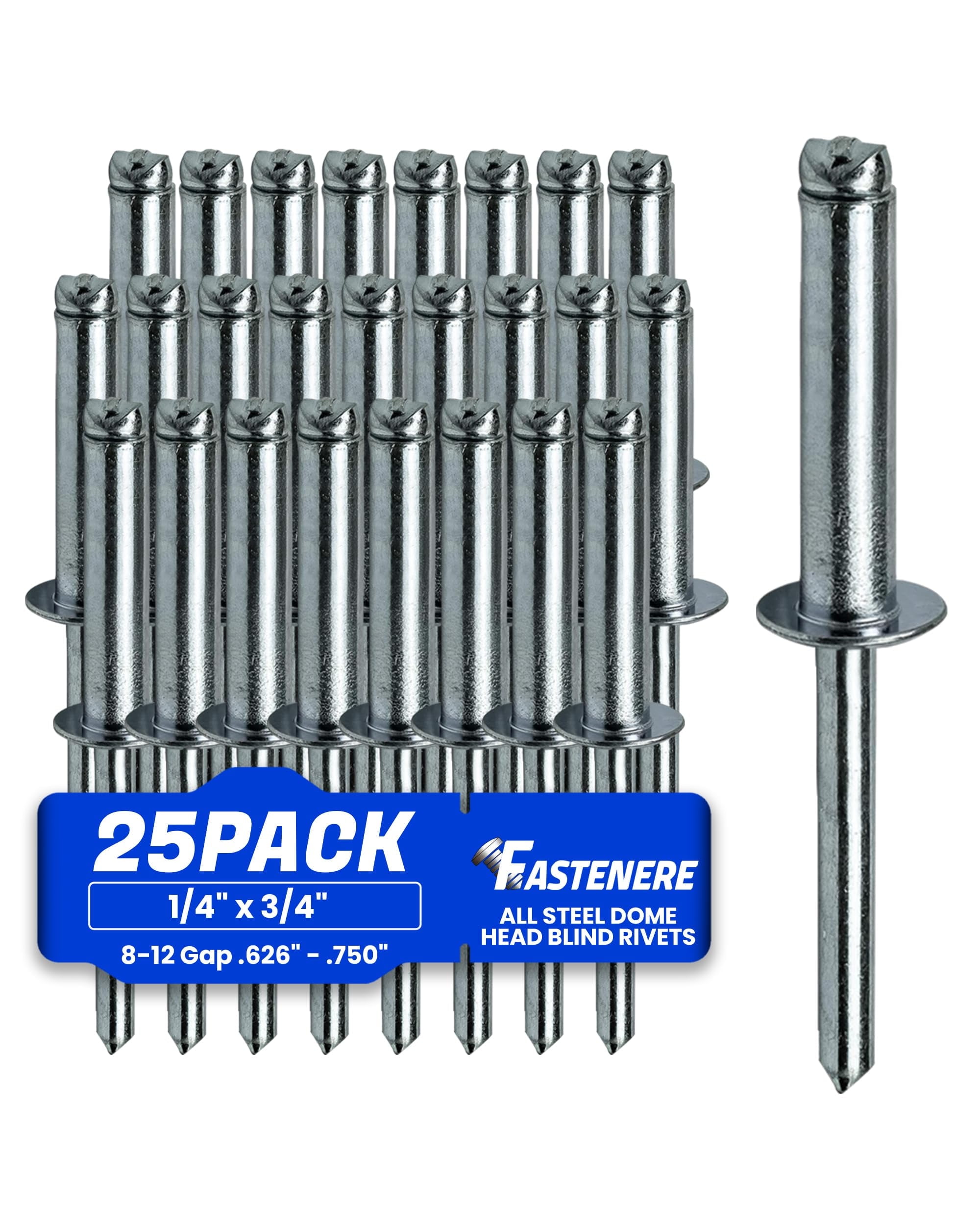 Fastenere Pop Rivets 1/4
