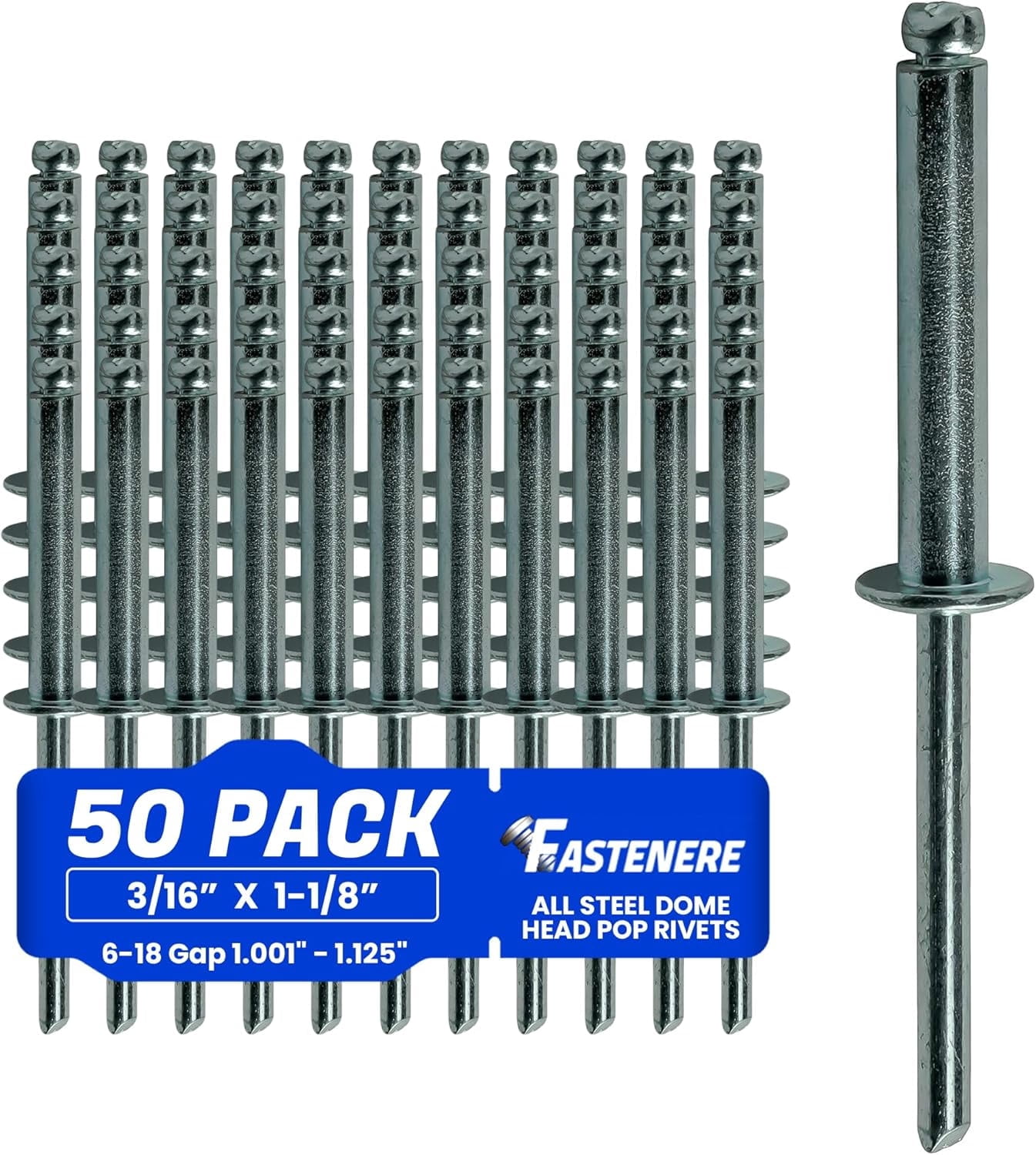 Fastenere Pop Rivets - 3/16