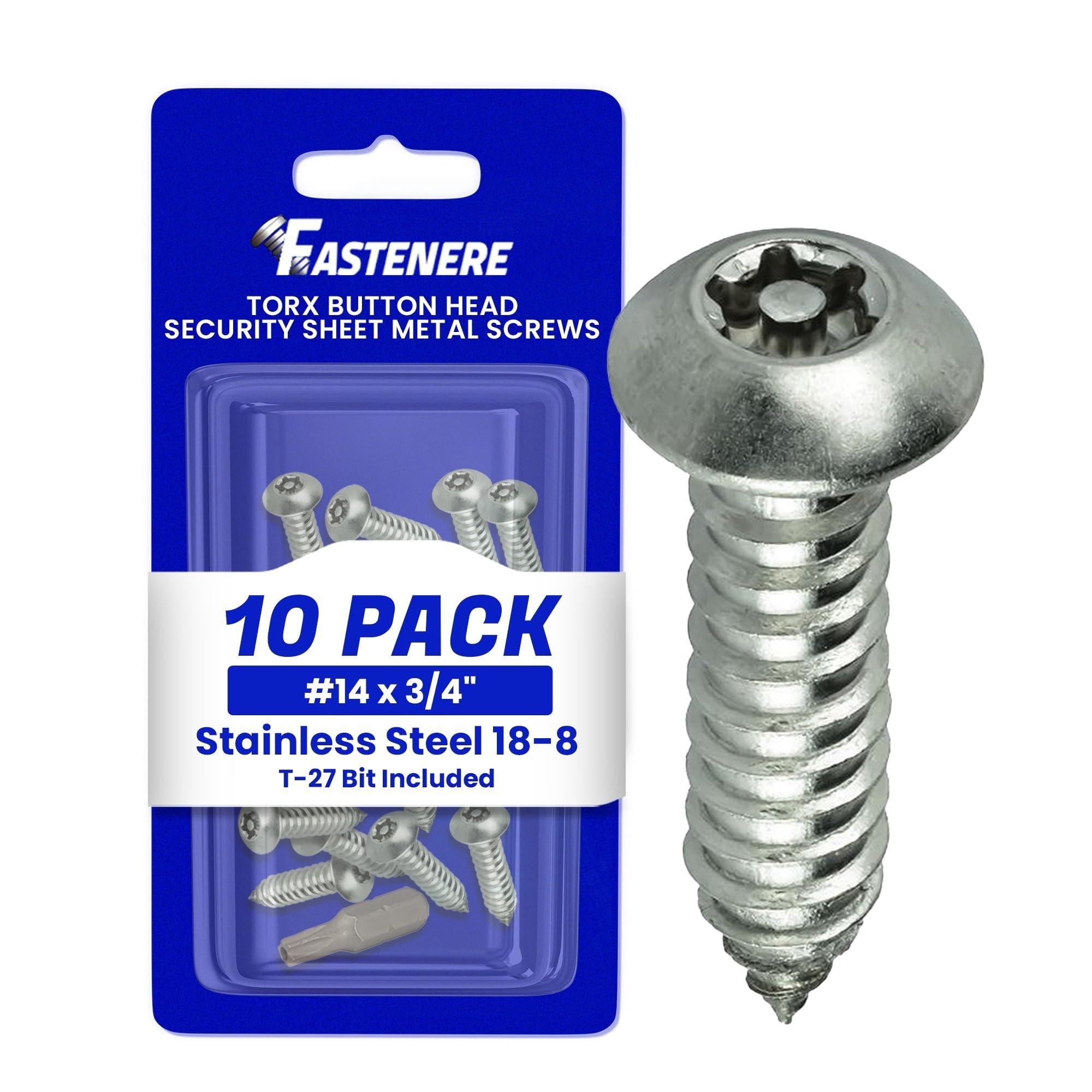 Fastenere Torx Security Sheet Metal Screws 14 X 3 4 10 Pack fastenere-torx-security-sheet-metal-screws-14-x-3-4-10-pack