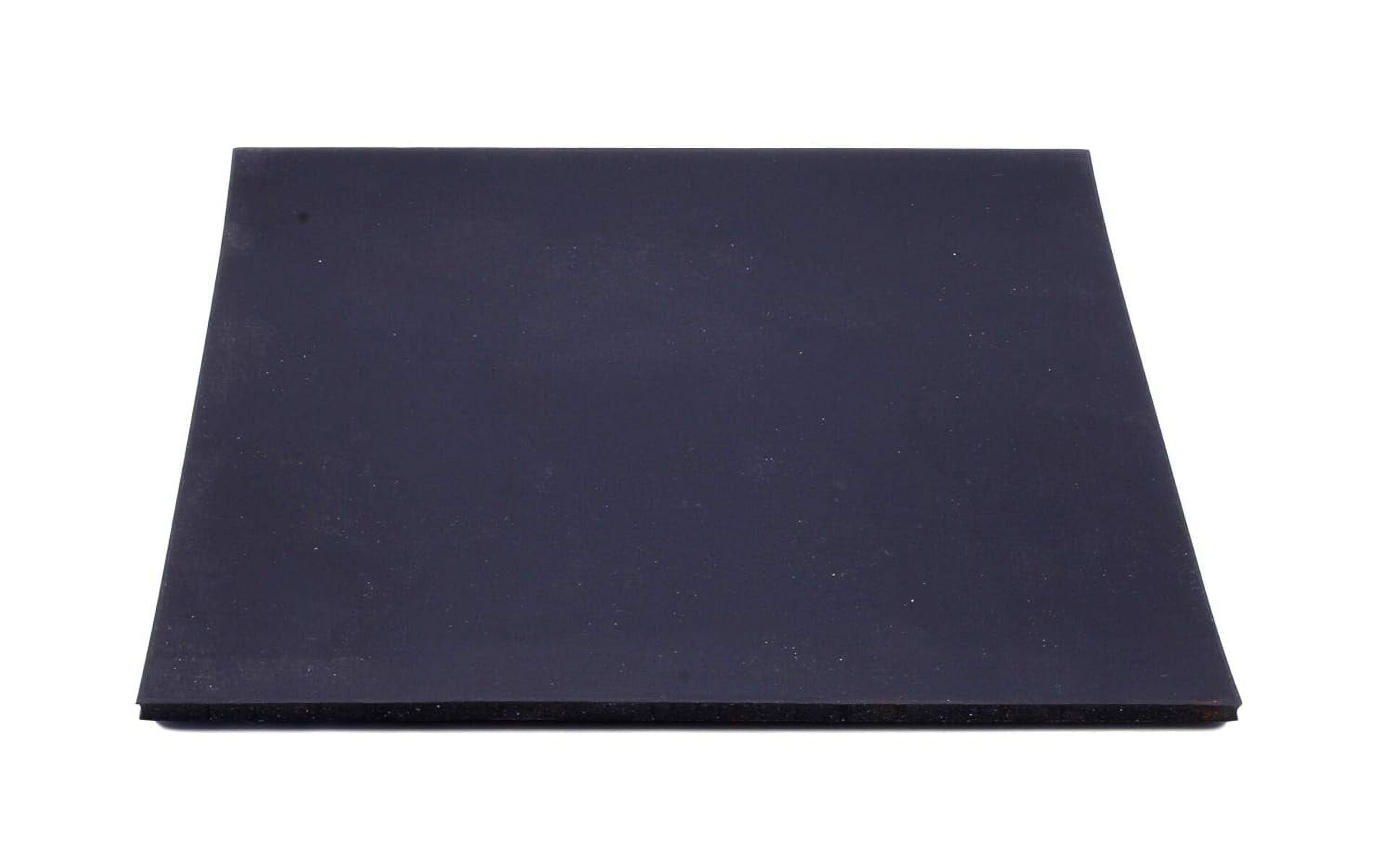 Fasteners Type A Black Viton Rubber Sheet 1/8 Thick 6 X 6 Inch (FKM) Fluorelastomer Gasket
