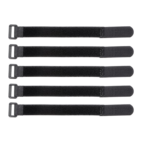 Fastening Cable Tie Down Straps Adjustable Reusable Securing Hook and Loop Straps 7.9" x 0.79" 5pcs