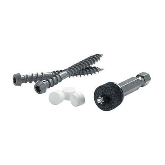Fastenmaster 5915152 No.9 x 2 in. Square Head Carbon Steel Trim Screw, 1125 Per Box