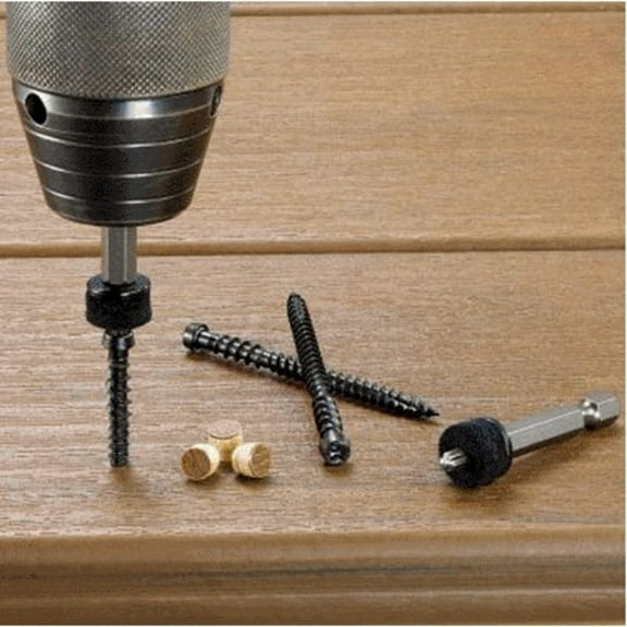 Fastenmaster 5917158 2.5 in. Torx TTAP Hickory Stainless Steel Hidden Deck Fastener, 1050 Per Box
