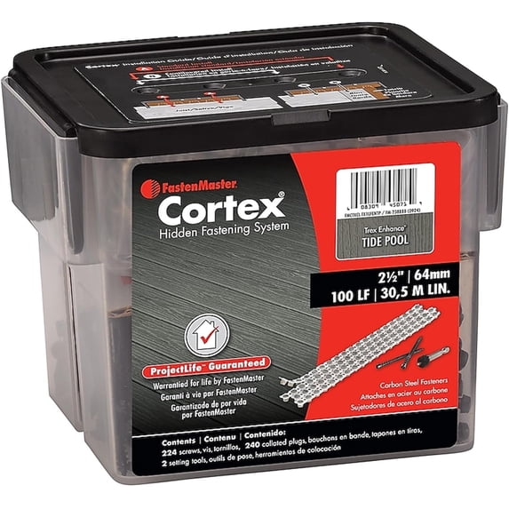 Fastenmaster Collated Cortex Hidden Plug Fasteners for Trex Decking ...