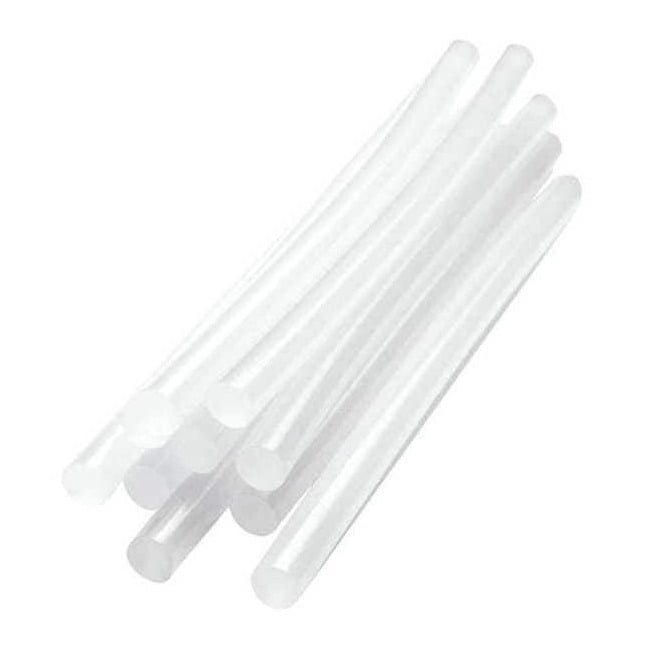 Hot Melt Adhesive, Yellow, 1/2 in Dia, 10 in L, 40 sec Begins to Harden, 18 PK FMFLEX40
