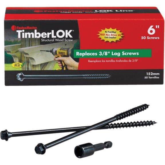 Fastenmaster OMG FastenMaster TimberLOK Structure Screw - Single Pack