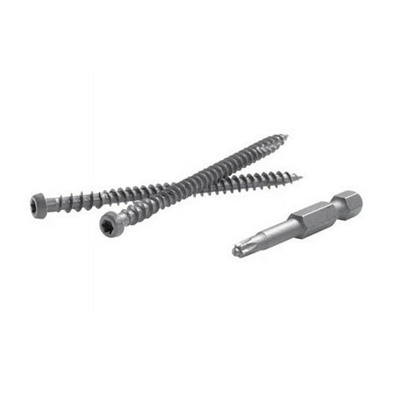 Fastenmaster 5000238 TrapEase 2.5 in. Torx TTAP Star Head Zinc Carbon Steel Composite Deck Screws, Vintage Lantern - 75 Per Box