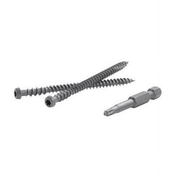 Fastenmaster TrapEase 2.5 in. Torx TTAP Star Head Zinc Stainless Steel Composite Deck Screws - Rope Swing