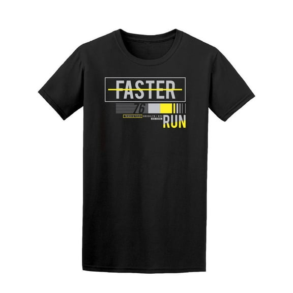 Faster 76 Run T-Shirt Men -Image by Shutterstock, Male x-Large