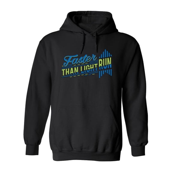 Faster Than Light! Hoodie Men -Image by Shutterstock, Male Small