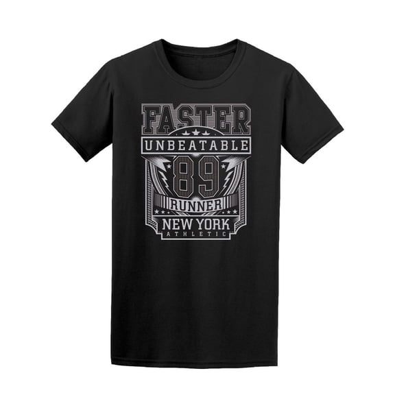 Faster Unbeatable 89 Runner T-Shirt Men -Image by Shutterstock, Male 3X-Large