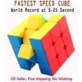 thumbnail image 1 of Fastest Stickerless Speed cube 3x3 magic Cube regular size, 2.2"x2.2"x2.2" ,Set World Record 5.25s, 1 of 5