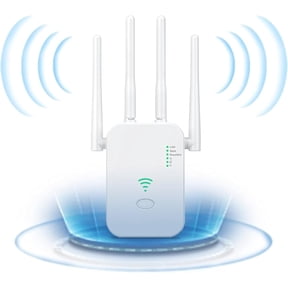 Fastest WiFi Extender, WiFi Signal Amplifier 2.4g, 4 Antennas, 2 LAN Ports, Mesh Wi-Fi 80% Faster | Broader Than Ever, Support More Network Devices at Home