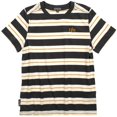thumbnail image 1 of Fasthouse Defector Stripe Youth T-Shirt Natural/Black (Small, Tan Natural/Black), 1 of 2