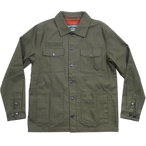 Fasthouse Grafter Chore Jacket (Small, Thyme)