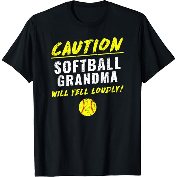 Fastpitch Softball Grandma Funny T-Shirt