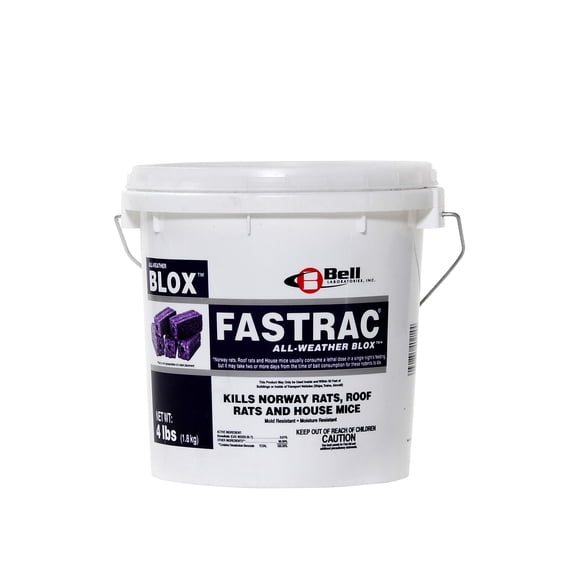 Fastrac Blox Rodenticide - 1 Pail (4 lb.)