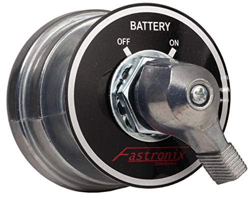 Fastronix Solutions 2 Post High Current Master Battery Disconnect Switch with Face Plate