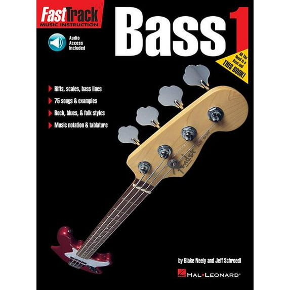 Fasttrack Bass Method - Book 1 (Book/Online Audio), (Paperback)