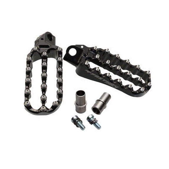Fastway Adventure Motorcycle Foot Pegs Kit Black for KTM 690 SMC 2008-2010