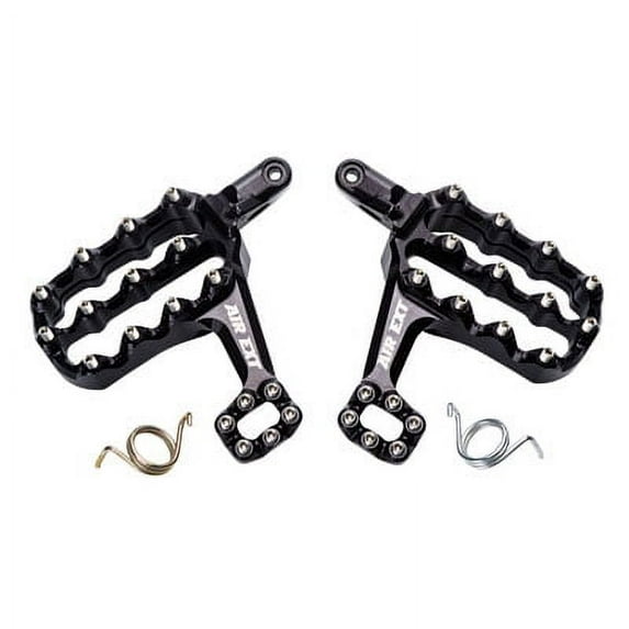 Fastway Air Ext Motorcycle Foot Pegs Kit Black for KTM 105 SX 2006-2011