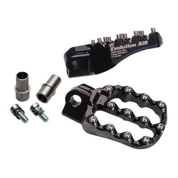 Fastway Evo Air Motorcycle Foot Pegs Kit Black for KTM 450 EXC-R 2008-2011