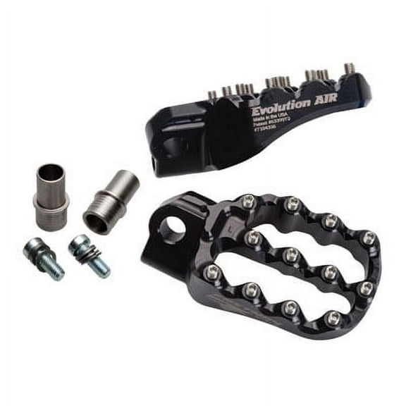 Fastway Evo Air Motorcycle Foot Pegs Kit Black for KTM 950 Super Enduro R 2007-2008