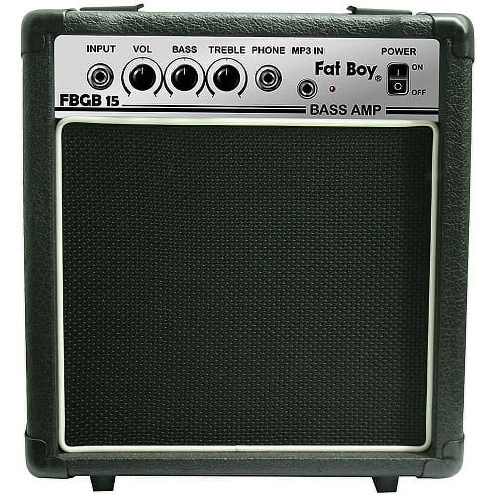 Fat Boy 15Watt Bass Guitar Amp, 6.5" Woofer, Volume Treble Bass