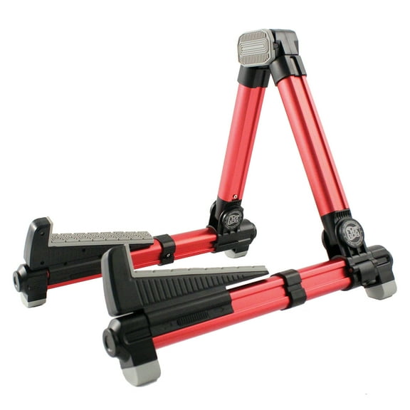 Fat Boy FBG-108RD Compact Folding Aluminum Guitar Stand In Red