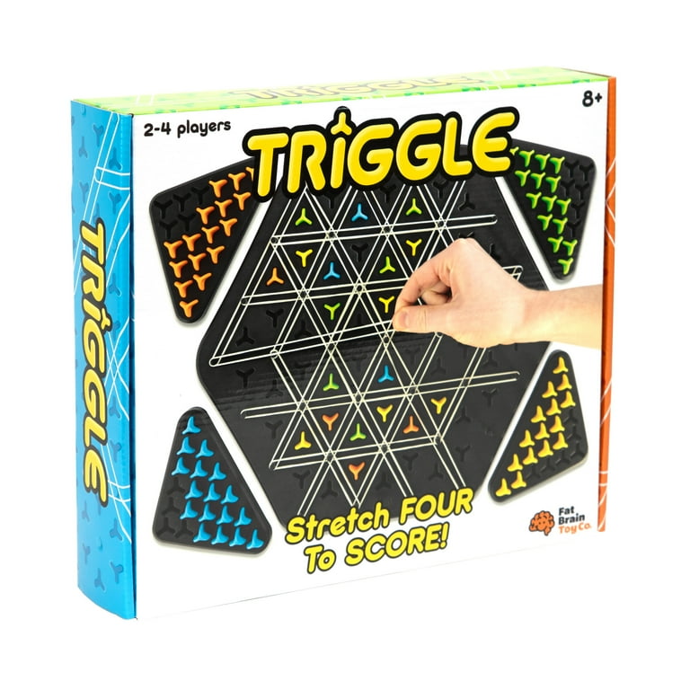 Triggle: Strategic Rubber Band Stretching Game for 2-4
