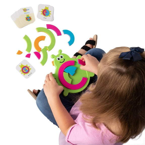 Fat Brain Toys Bugzzle - Match-The-Picture Fraction-Learning Brainteaser Ages 3+