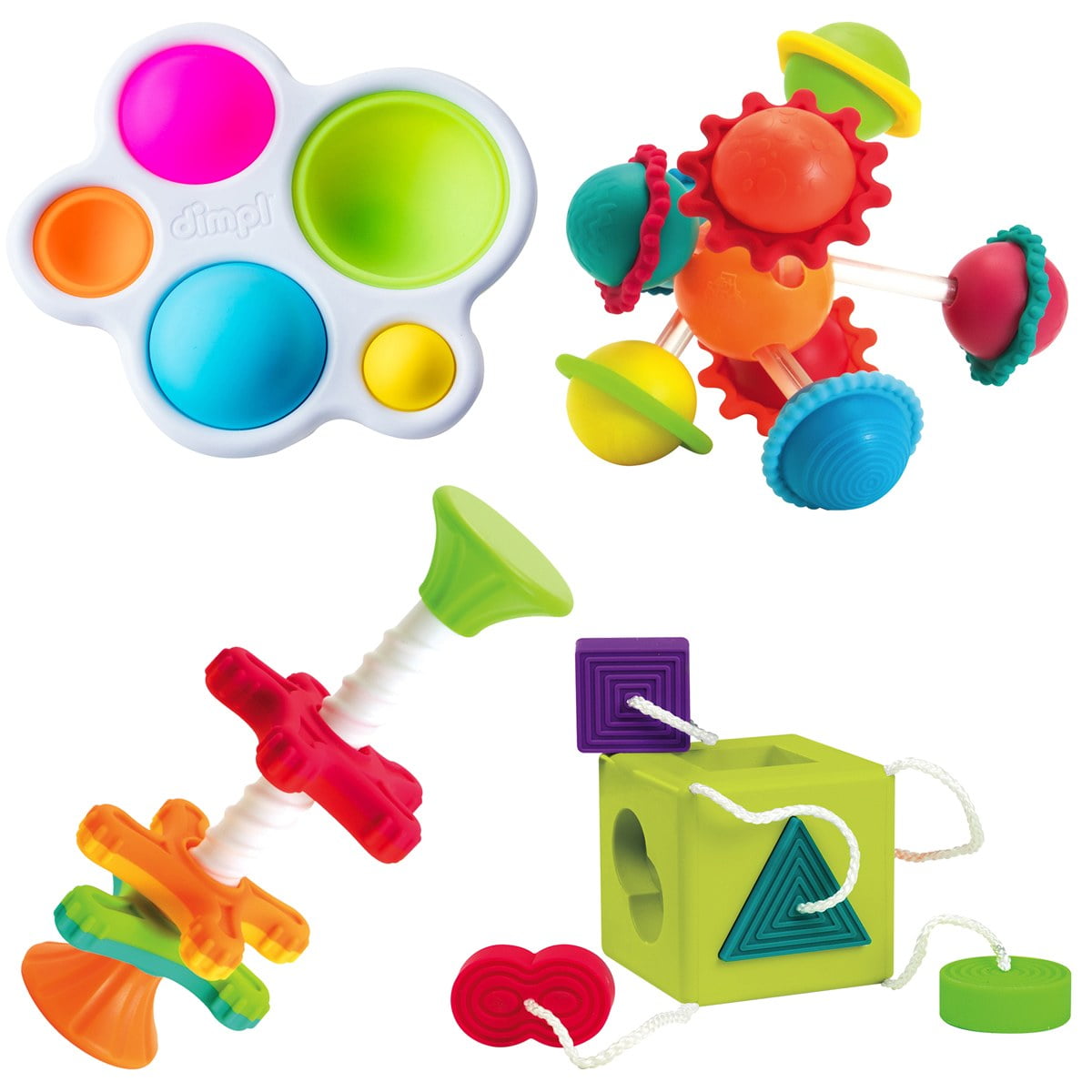 Fat Brain Toys Fine Motor Skill Building Set for Kids, Toddlers