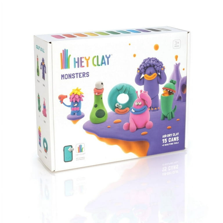 Fat Brain Toys Hey Clay Monsters - Kids Play Set, Children's