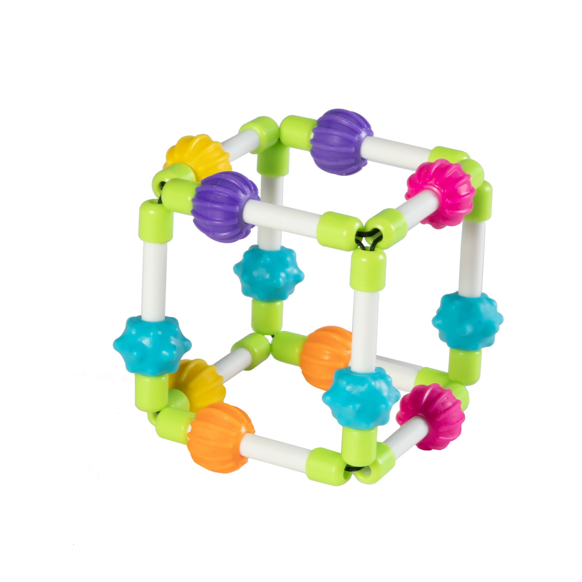 Fat Brain Toys Quubi Flexible Sensory Cube, Sensory Learning, Tactile Development, Ages 3 Months+