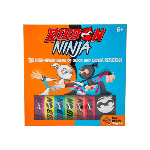 Fat Brain Toys Ribbon Ninja - Active, Ribbon-Snatching Party Game, Kids ...