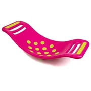 Fat Brain Toys Teeter Popper 28'' Durable Plastic Kids Balance Board, Pink