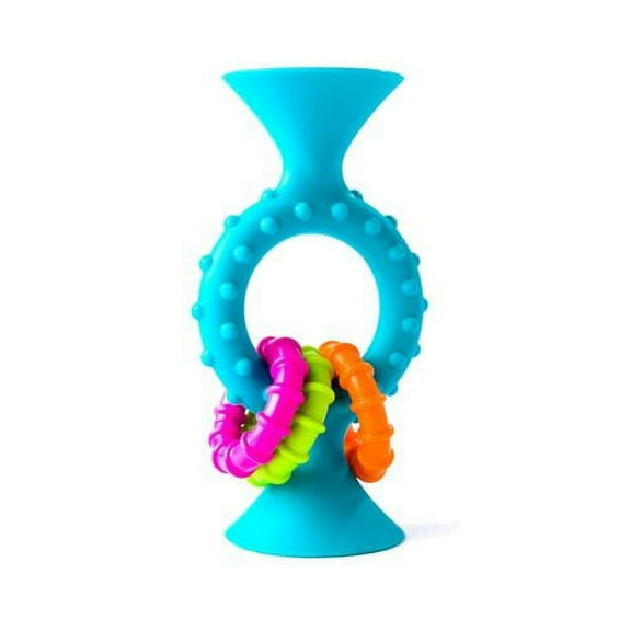 Fat Brain Toys pipSquigz Loops Teether, Teal