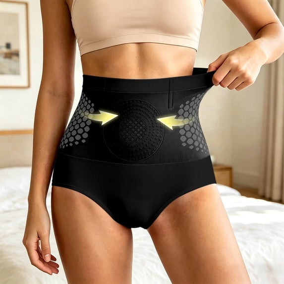 Fat Burning Sculpting Shorts Women 4-in-1 Micro-Particle Thermogenic Underwear Tummy Control Lingerie