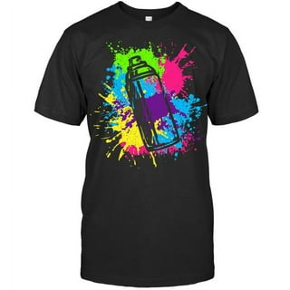 【COSYHARU】Spray painting short sleeve tee Loving Track Short Sleeve Tee - COSYHARU | 60% - Asian