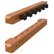 Fat Cat 2-Piece Wall Cue Rack, 6 Billiard/Pool Cue Rack